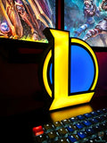Lampe LED 3D League of Legends – Décoration Gaming RGB | Lightfox
