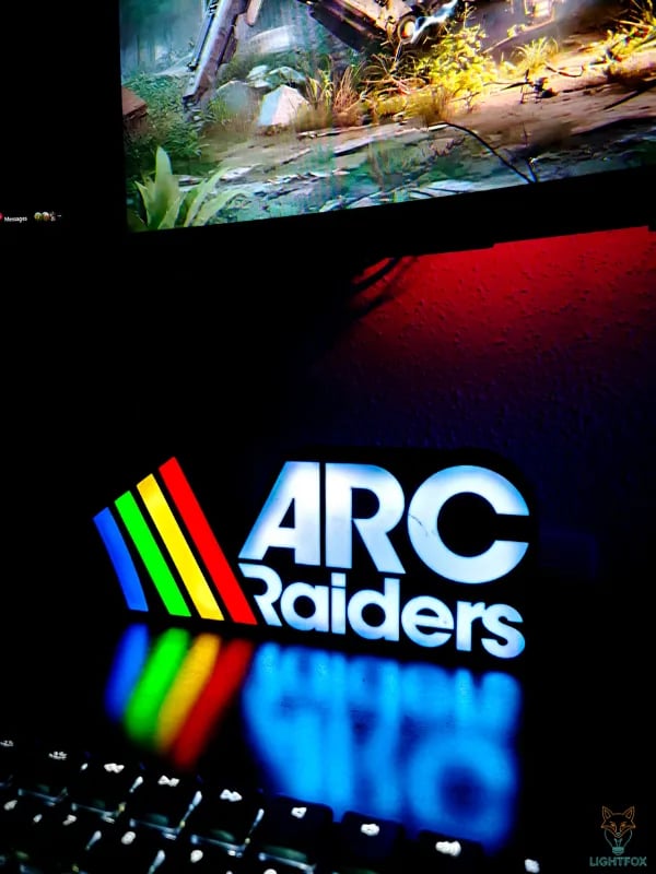 Lampe LED 3D Arc Raiders – Décoration Gaming RGB