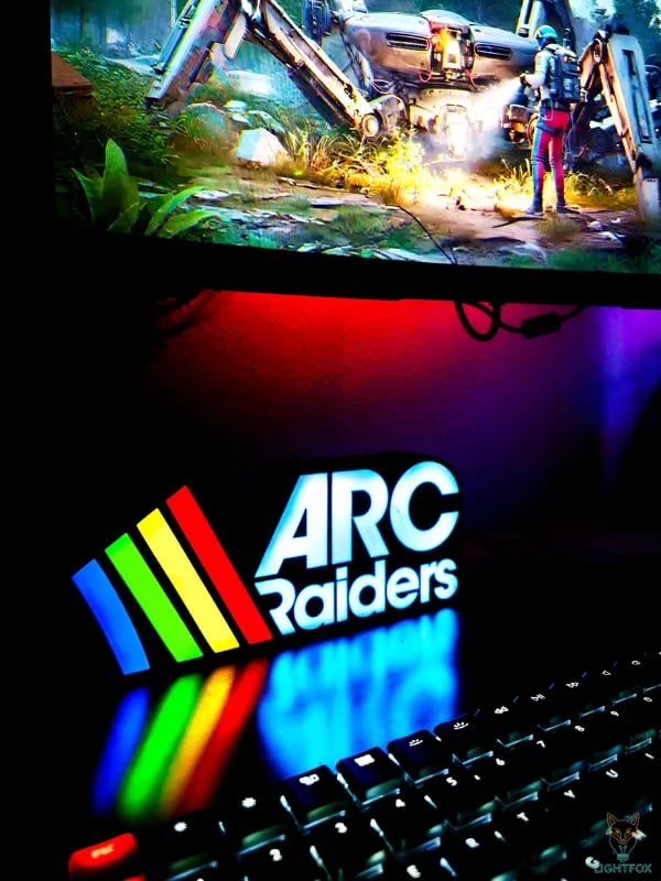 Lampe LED 3D Arc Raiders – Décoration Gaming RGB