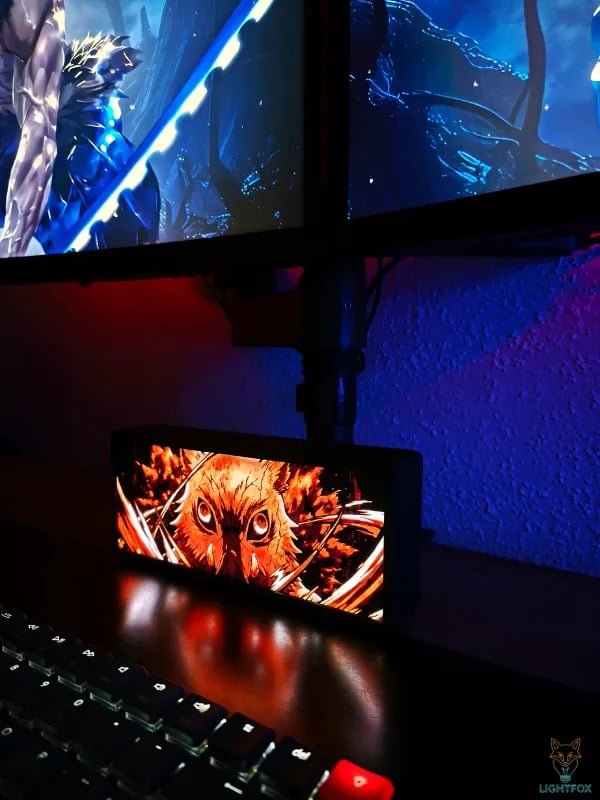 Lampe LED 3D Inosuke – Demon Slayer RGB | Lightfox