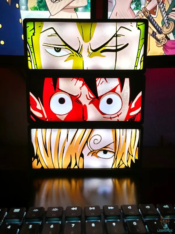 Collection One Piece SnapLink – Luffy, Zoro & Sanji | Lightfox