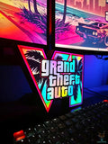 Lampe LED 3D GTA VI — Décoration Gaming RGB | Lightfox