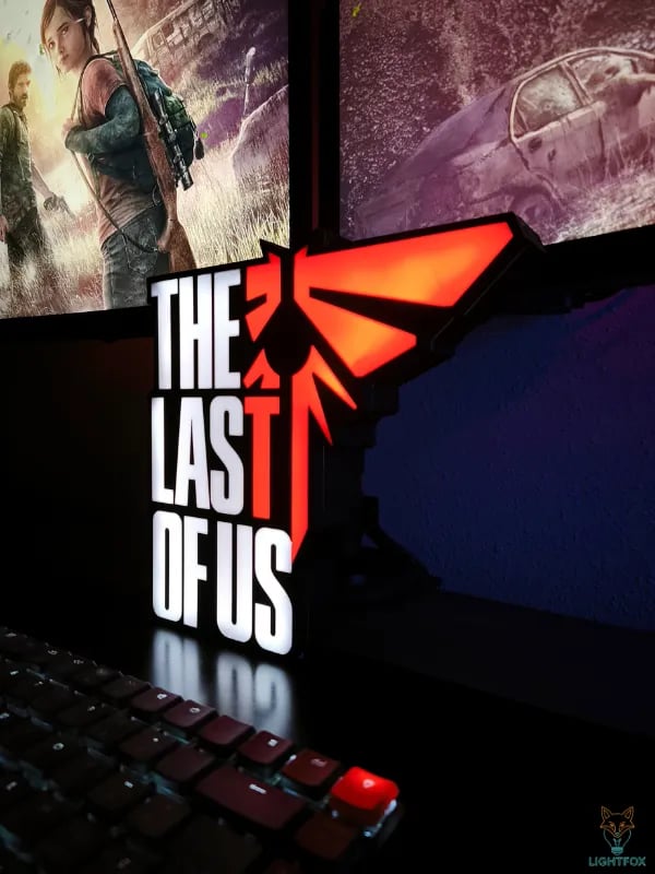 Lampe LED 3D The Last of Us — Décoration Gaming RGB | Lightfox