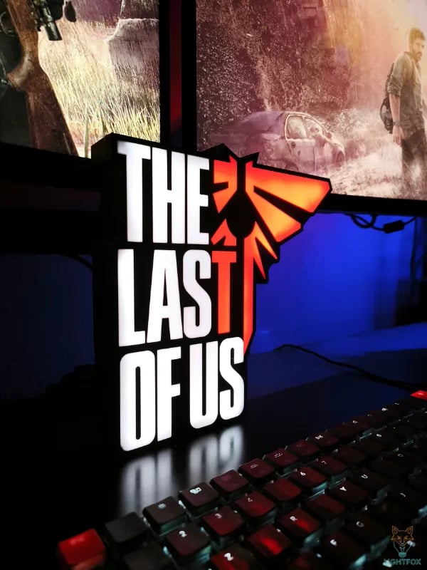 Lampe LED 3D The Last of Us — Décoration Gaming RGB | Lightfox