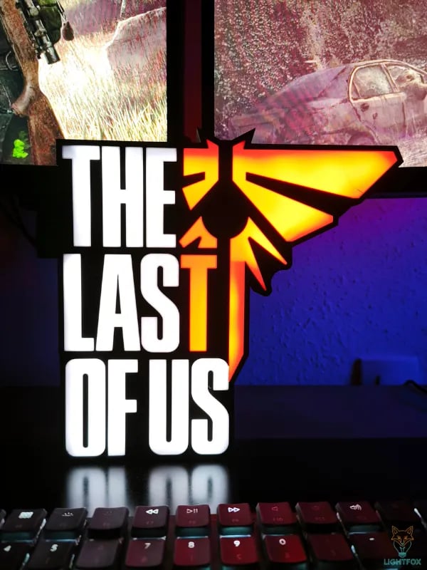 Lampe LED 3D The Last of Us — Décoration Gaming RGB | Lightfox